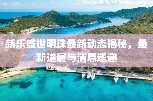 新乐盛世明珠最新动态揭秘，最新进展与消息速递