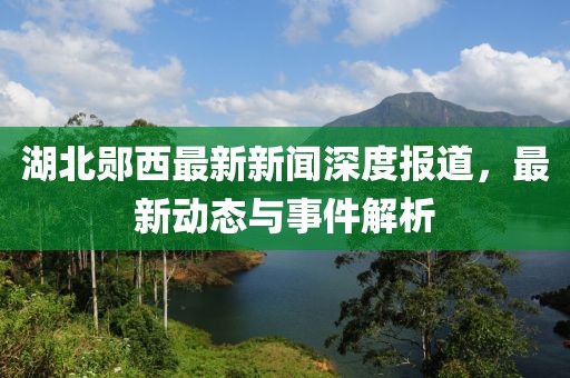 湖北郧西最新新闻深度报道，最新动态与事件解析
