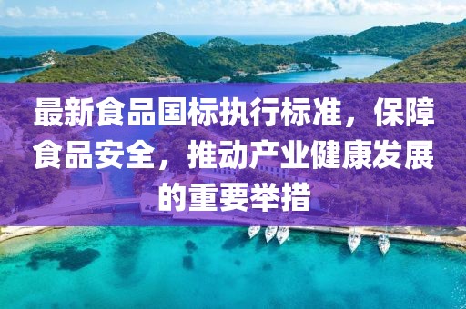 最新食品国标执行标准，保障食品安全，推动产业健康发展的重要举措