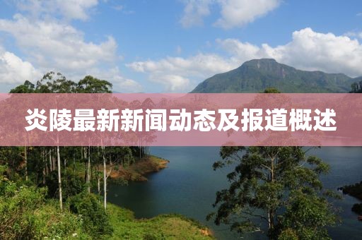 炎陵最新新闻动态及报道概述