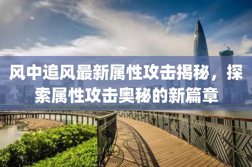 风中追风最新属性攻击揭秘，探索属性攻击奥秘的新篇章