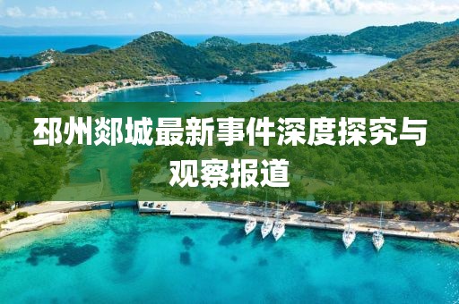 邳州郯城最新事件深度探究与观察报道