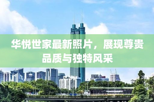 华悦世家最新照片，展现尊贵品质与独特风采