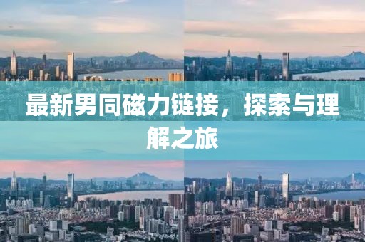 最新男同磁力链接，探索与理解之旅