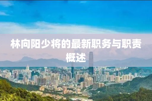 林向阳少将的最新职务与职责概述