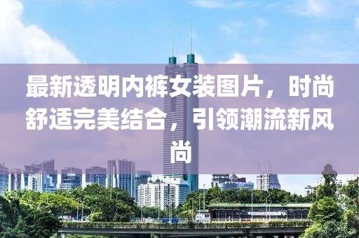 最新透明内裤女装图片，时尚舒适完美结合，引领潮流新风尚