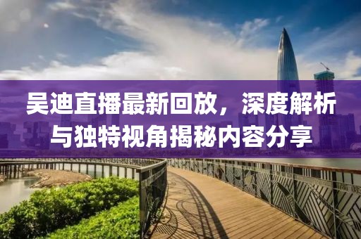 吴迪直播最新回放，深度解析与独特视角揭秘内容分享