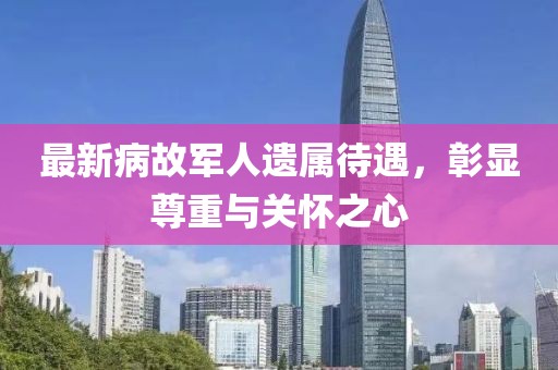 最新病故军人遗属待遇，彰显尊重与关怀之心
