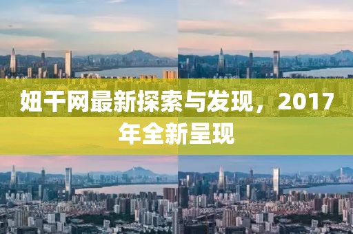 妞干网最新探索与发现，2017年全新呈现