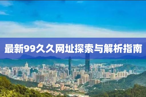 最新99久久网址探索与解析指南