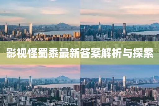 影视怪蜀黍最新答案解析与探索