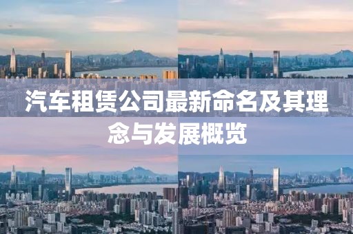 汽车租赁公司最新命名及其理念与发展概览
