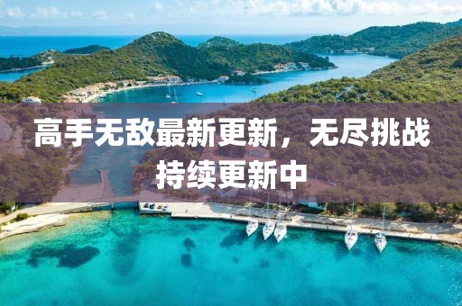 高手无敌最新更新，无尽挑战持续更新中