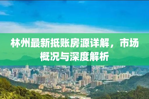 林州最新抵账房源详解，市场概况与深度解析