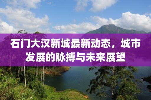 石门大汉新城最新动态，城市发展的脉搏与未来展望