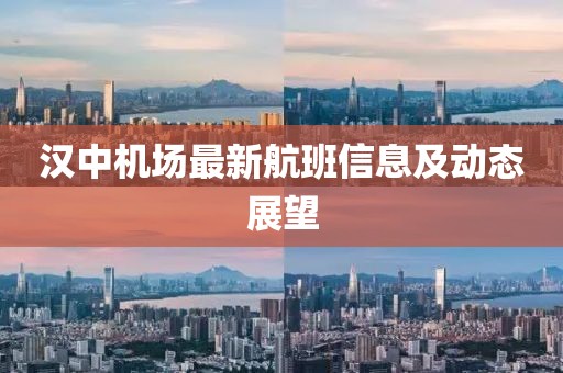 汉中机场最新航班信息及动态展望