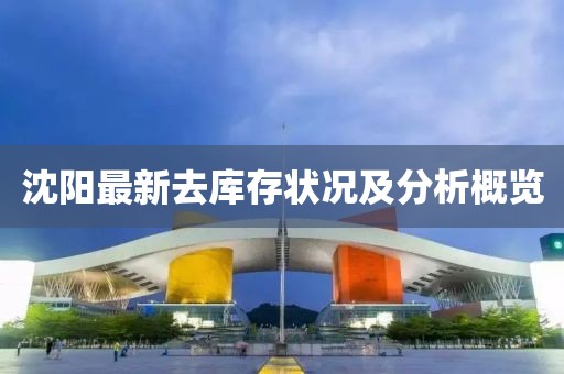 沈阳最新去库存状况及分析概览