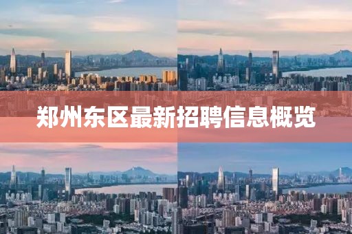 郑州东区最新招聘信息概览