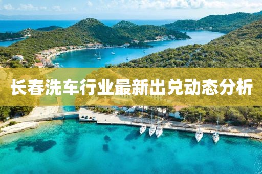 长春洗车行业最新出兑动态分析