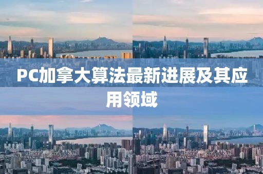 PC加拿大算法最新进展及其应用领域