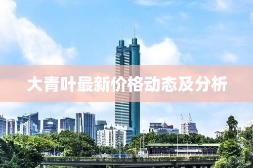大青叶最新价格动态及分析