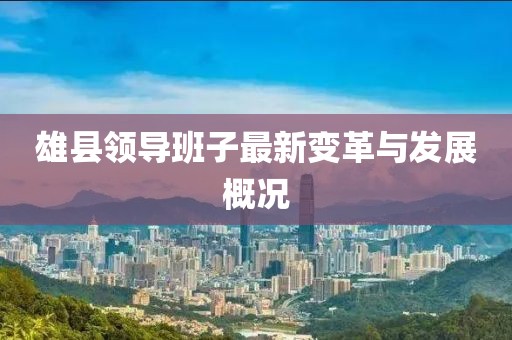 雄县领导班子最新变革与发展概况
