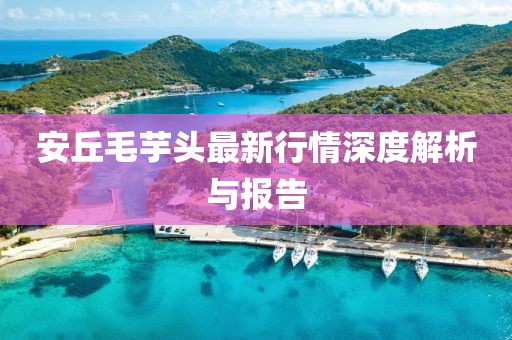 安丘毛芋头最新行情深度解析与报告