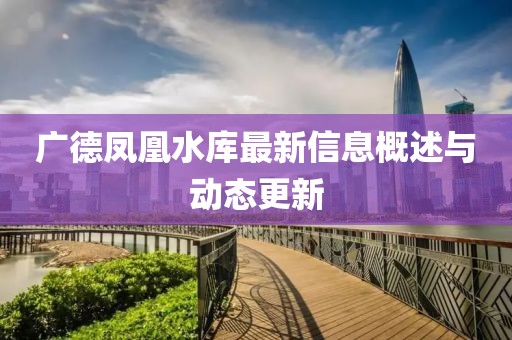 广德凤凰水库最新信息概述与动态更新