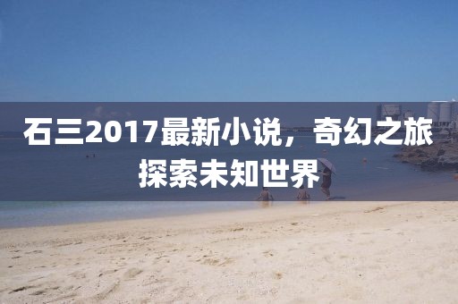 石三2017最新小说，奇幻之旅探索未知世界
