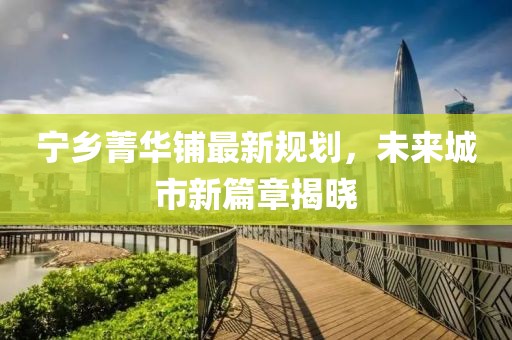 宁乡菁华铺最新规划，未来城市新篇章揭晓