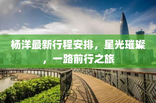杨洋最新行程安排，星光璀璨，一路前行之旅