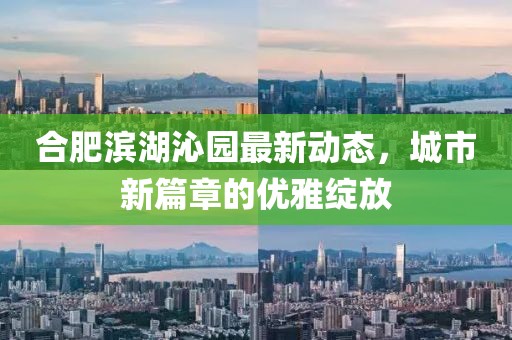 合肥滨湖沁园最新动态，城市新篇章的优雅绽放