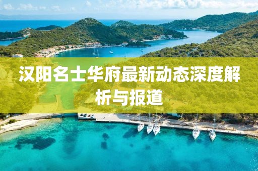 汉阳名士华府最新动态深度解析与报道