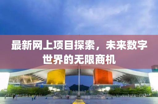 最新网上项目探索，未来数字世界的无限商机
