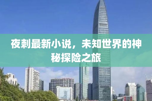 夜刺最新小说，未知世界的神秘探险之旅