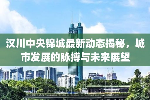 汉川中央锦城最新动态揭秘，城市发展的脉搏与未来展望