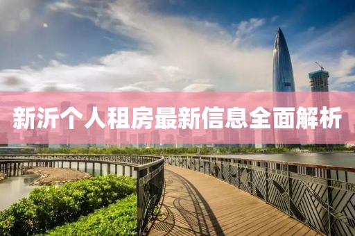 新沂个人租房最新信息全面解析
