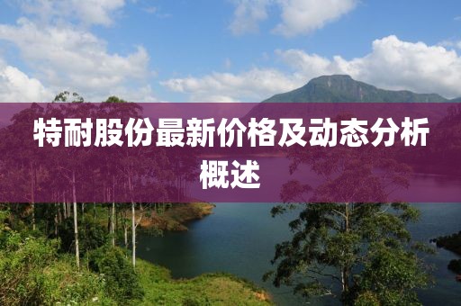 特耐股份最新价格及动态分析概述
