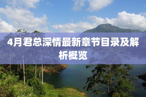 4月君总深情最新章节目录及解析概览