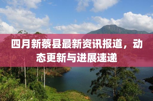 四月新蔡县最新资讯报道，动态更新与进展速递