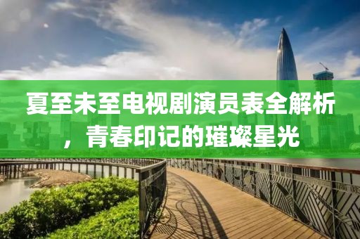 夏至未至电视剧演员表全解析，青春印记的璀璨星光