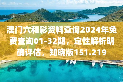 澳门六和彩资料查询2024年免费查询01-32期，定性解析明确评估，知晓版151.219