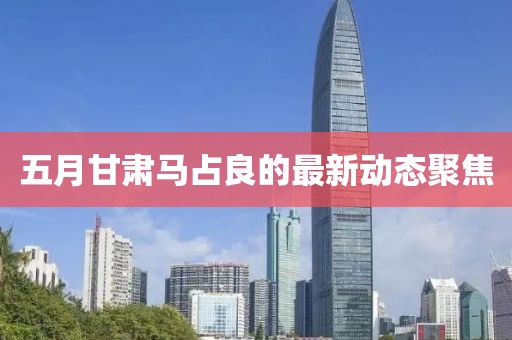 五月甘肃马占良的最新动态聚焦