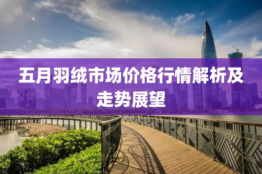 五月羽绒市场价格行情解析及走势展望