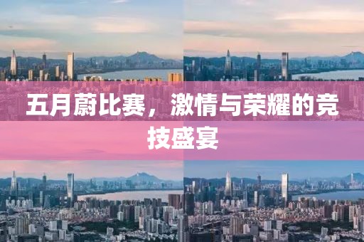 五月蔚比赛，激情与荣耀的竞技盛宴