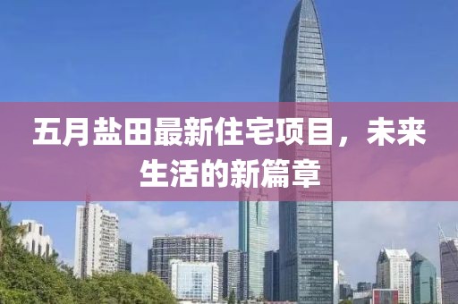 五月盐田最新住宅项目，未来生活的新篇章
