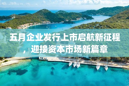 五月企业发行上市启航新征程，迎接资本市场新篇章
