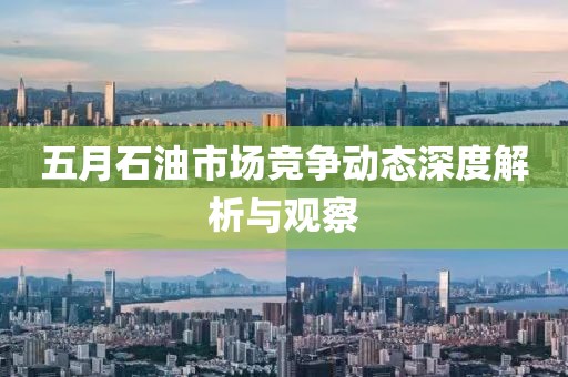 五月石油市场竞争动态深度解析与观察