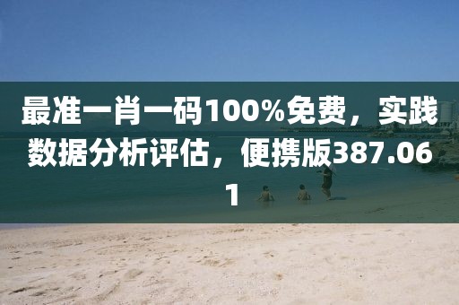 最准一肖一码100%免费，实践数据分析评估，便携版387.061