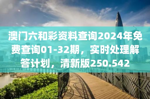 澳门六和彩资料查询2024年免费查询01-32期，实时处理解答计划，清新版250.542